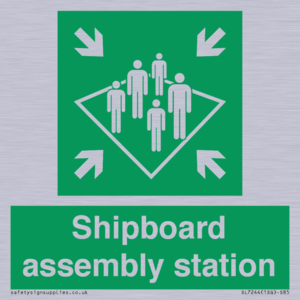 Shipboard assembly station
